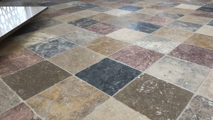 Colourful Travertine and Marble