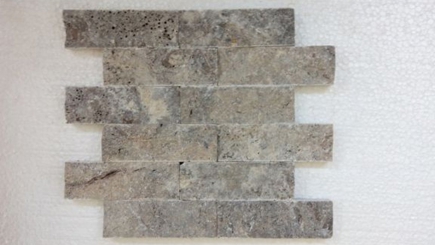 Mozaik - Travertine Silver