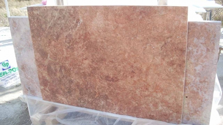 Red Travertine - Cross Cut