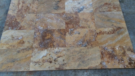 Yellow Travertine - Cross Cut
