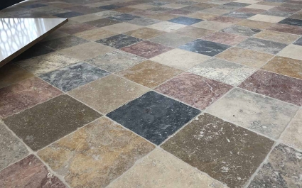Colourful Travertine and Marble