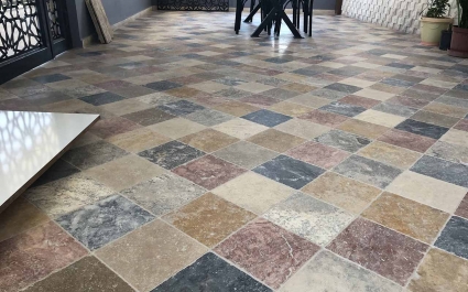 Colourful Travertine and Marble