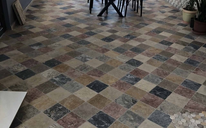 Colourful Travertine and Marble