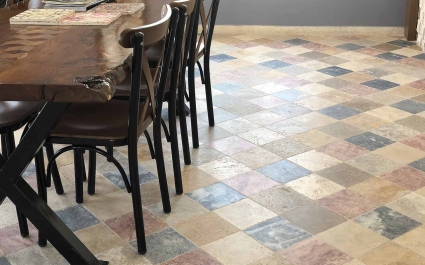 Colourful Travertine and Marble