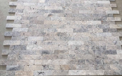 Travertine Silver