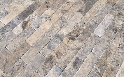 Travertine Silver