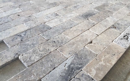 Travertine Silver