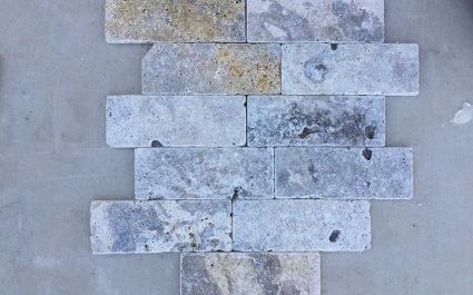 Travertine Silver