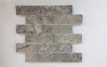 Mozaik - Travertine Silver