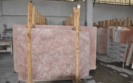 Red Travertine - Cross Cut