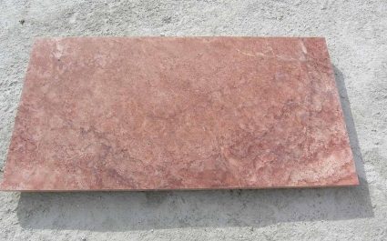 Red Travertine - Cross Cut