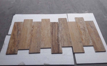 Yellow Travertine - Vein Cut