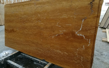 Yellow Travertine - Vein Cut