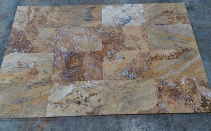 Yellow Travertine - Cross Cut