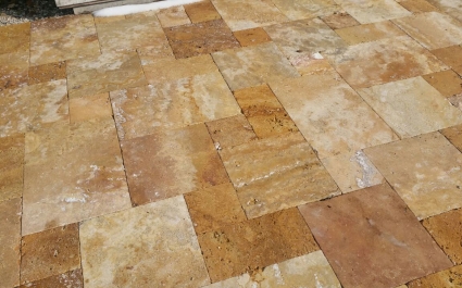 Yellow Travertine - Cross Cut