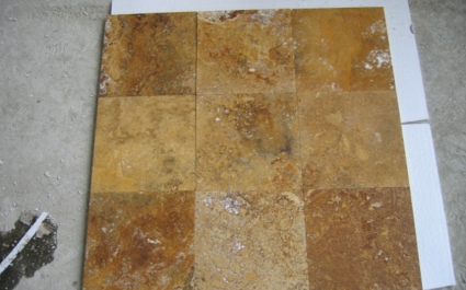 Yellow Travertine - Cross Cut