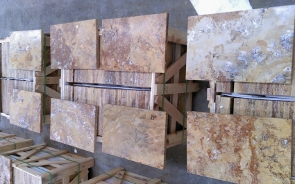 Yellow Travertine - Cross Cut