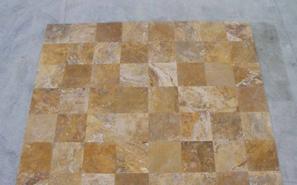 Yellow Travertine - Cross Cut